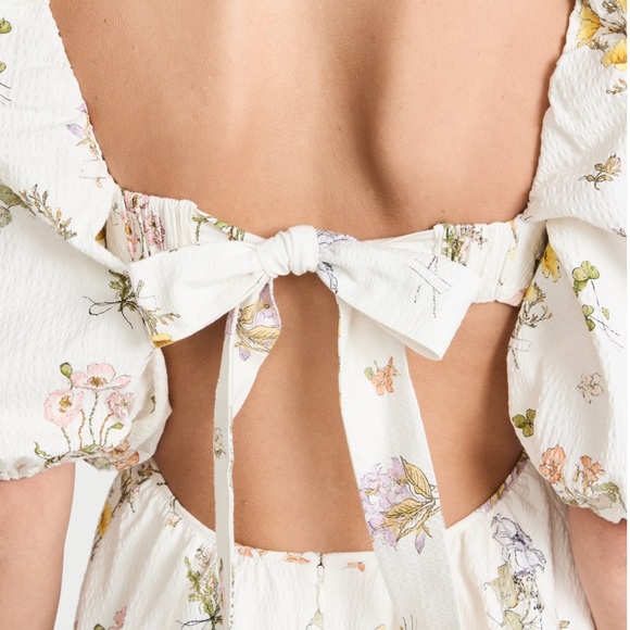 ZIMMERMAN Jeannie Puff Sleeve Mini Dress - Picture 4 of 4